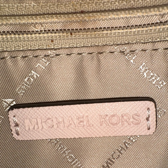 BNWT Floral CINDY Brown & pink MICHAEL KORS Crossbody Bag brand new Leather - Picture 11 of 14